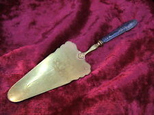 PELE A GATEAU ANCIENNE MANCHE EN METAL ARGENTE OU ARGENT ( POINCON ILLISIBLE ) 