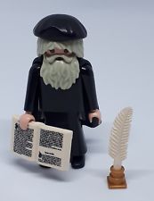 560028 Leonardo da Vinci playmobil Colección Planeta Agostini