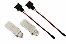 2x TOP LED Modul 18 SMD Fußraumbeleuchtung Audi A6 Avant 4F5 C6 WEIß