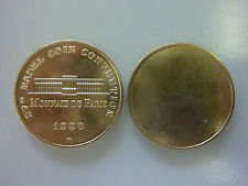 BÂLE BASEL COIN CONVENTION N°1 MONNAIE DE PARIS 1998 SU/BAL2/98
