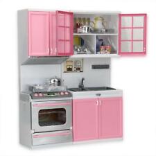 Mini Cuisine Moderne Jeu Jouet D?nette de Poupée Rose pour Enfant