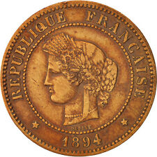 Monnaies, France, Cérès, 5 Centimes, 1894, Paris, TTB, Bronze #15650