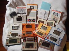 GRANDE LOTTO DI 11 NINTENDO GAME&WATCH+ISTRUZIONI,FUNZIONANTI E RICAMBI,LEGGI!!