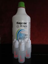 10 mL BAYCOX oral 2,5%, Toltrazuril Coccidiocide - Traite la Coccidiose Animale.