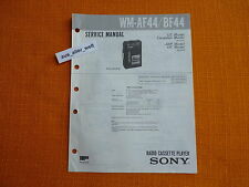 SERVICE MANUAL SONY walkman WM AF44 BF44 Reparatur Anleitung Schaltplan