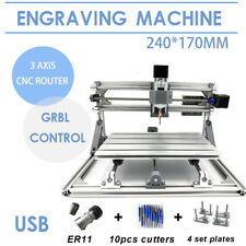 USB 2417 3 Axe Mini CNC Routeur Engraving Kit Fraiseuse Graveur Milling Machine