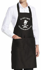 vanVerden Schürze Egal Ich koch so Kochschürze Totenkopf Kochmütze Messer Skull