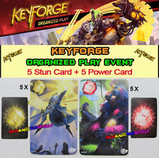KEYFORGE CALL OF THE ARCHONS - 5 Promo Stun Card + 5 Promo Power Card OP Event