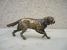 BRONZE ANIMALIER pierre-jules MENE CHIEN EPAGNEUL ( fabio )  1843 SANS TERRASSE