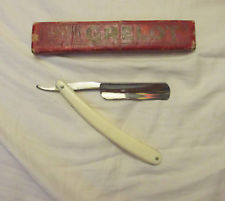 Rasoir coupe choux le grelot Thiers hospital n° 7 + étui ancien