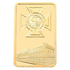 Gold Brick Bitcoin Commemorative Collectors Gift  Coin Bit Coin Art CollectioL2S