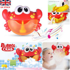 Crab Bubble Machine 12 Songs Musical Bubble Maker Baby Children Bath Shower Toy