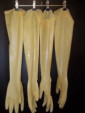 2 Paar,sterile Latex-Gummihandschuhe,600 mm lang,sehr dehnbar,L/XL 8,5 