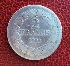 Belgique - Léopold Ier - Rare monnaie de 2 Francs 1834 - Position B 