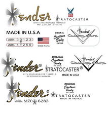 Three Assorted Headstock Decals