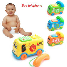 Jouets pour Bébé Musique Dessin Bus Téléphone Éducatif Perfectionnement Enfants