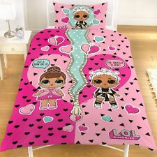 LOL Kinderbettwäsche l.o.l. Surprise Mädchen rosa Bettset Bettgarnitur Set Neu