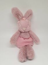 02 - DOUDOU PELUCHE LAPIN ROSE DANSEUSE TUTU JUPE NOEUD RUBAN JELLYCAT NEUF