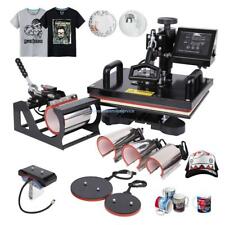8 en 1 transfert de chaleur machine presse à sublimation t-shirt Cap Swing-away