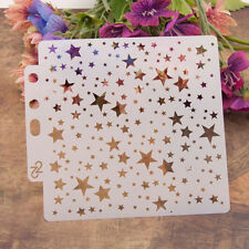 Reusable stars Stencil Airbrush Art DIY Home Decor Scrapbooking Album Craft MB