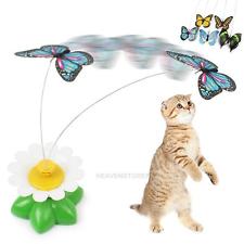 Jouet Pour Chat Electrique Papillon Fleur Rotation Animal Jeux Cat Chaton