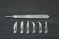 Skalpell Nr.: 3 mit 30 Klingen steril verpackt steril extrem scharf