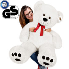 Grand nounours Ours en peluche géant Ourson XL Teddy bear Blanc