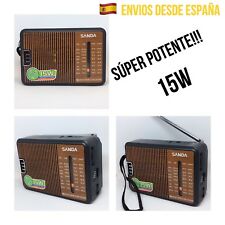 Radio AM/FM Compacta Altavoz Integrado Fácil Uso Portátil Tamaño Pocket AUX