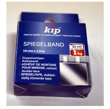 3 Rollen Kip Spiegelband, doppelseitiges Klebeband, Montageband, 19mm x 1,5m