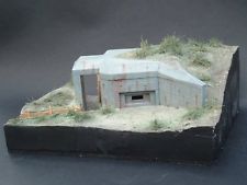 WW II MACHINE GUN BUNKER 1/35 MIRAGE RARE!