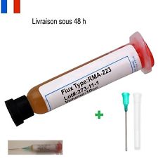 Lot Flux Soudure Amtech type RMA-223 Pâte à Souder PCB BGA PGA 10ml Usage Pro