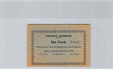 Belgique Commune d'Assebroek 1 Franc 20.5.1940 n° 20051