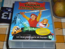 TARAM et le CHAUDRON MAGIQUE VHS FR French Walt Disney RARE used occasion