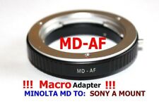 MD - AF  Minolta MD Objektiv Lens  Adapter an -To Minolta AF Sony Alpha A Mount