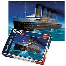 Trefl 1000 Piece Adult Large Titanic Ship Boat Voyage Docks Floor Jigsaw Puzzle