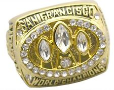 Goodies Bague Chevaliere NFL Joe MONTANA SF 49ERS Superbowl 1988 neuve