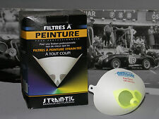 Peinture Auto/Moto: 10 Filtres cônes 190 microns pour peinture solvant/aqueuse