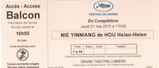 Ticket billet collector THE ASSASSIN de/by HOU Hsiao-Hsien Cannes Film Festival