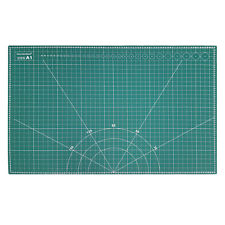 A1 CUTTING MAT NON SLIP SELF HEALING PRINTED GRID ART & CRAFT DESIGN | 900X600MM