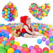 100/200 Pcs Rainbow Balles Boules Plastique Piscine Jeux Jouet Pour Enfant Bébé