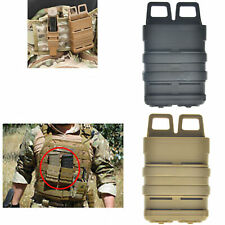 Tactical Fast Mag Attach Belt Magazine Pouch 5.56 Molle Holster Hunting New