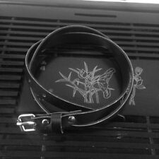 Femmes Lady Girl Skinny Taille Ceinture Mince Boucle étroite Ceinture Décor Mode