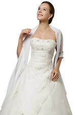 HBH Brautmode weicher Chiffon Stola in verschiedene Farben - Größe: 210cm x 70cm