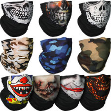 Multi-Purpose Bandana Tube Camo Skull Face Mask Neck Warmer Dust Shield Snood