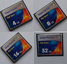Speicherkarte Compact Flash CF Karte 4 GB 8 GB 16 GB 32 GB für PCMCIA Adapter CF