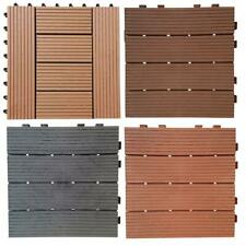 WPC Holzfliese 30x30 cm Terrassenfliese Terrassendiele Holz Fliese Stecksystem