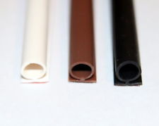Self Adhesive Timber Wooden Window Bubble Gasket Door Seal Brown, Black or White
