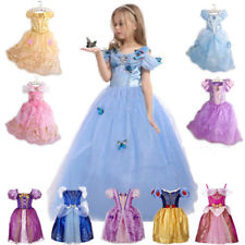 Filles Robe de Princesse Déguisement Rapunzel Belle Cendrillon Sofia Cosplay