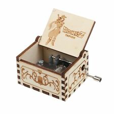 Divers thèmes gravée en bois boîte à musique jouet créatif cadeaux de Noël rétro
