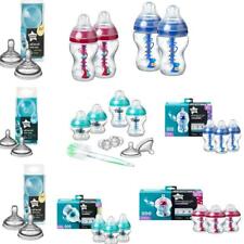 Tommee Tippee Advanced Anti-Colic Teats / Bottles - Aqua, Red, Blue